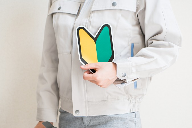 男性初心者マーク